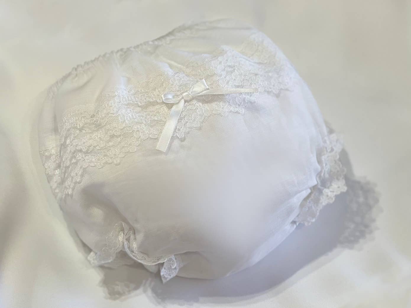 Baby Bloomers/Diaper Cover W/ Lace