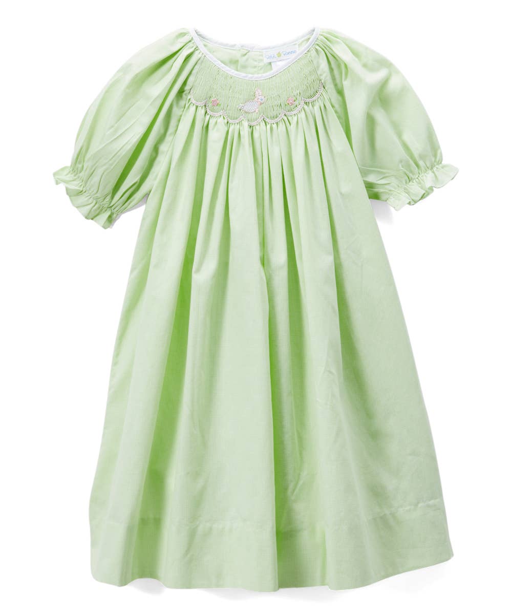 Easter Bunny Smocked Dress Sew Blessed Monogramming Easter Bunny Smocked Dress Sew Blessed Monogramming