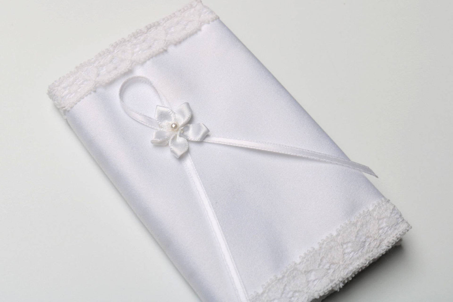 White Satin Keepsake Baby Bible