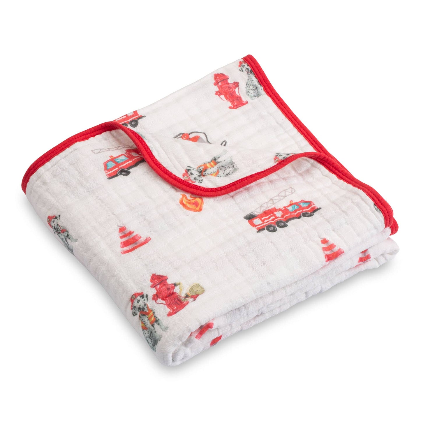Fireman Baby Toddler Muslin Quilt
