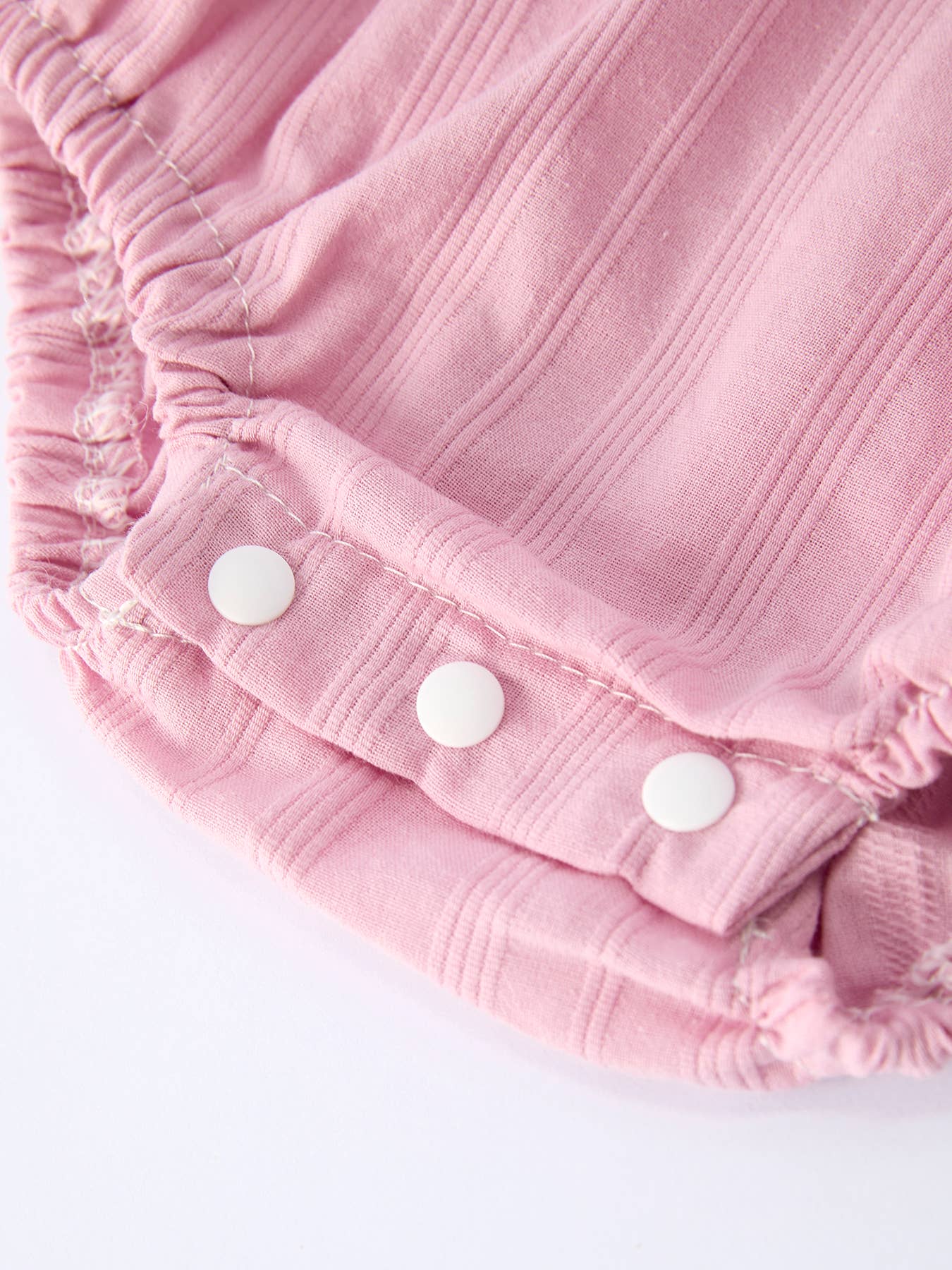 Pink Lace Collar Baby Girl Romper