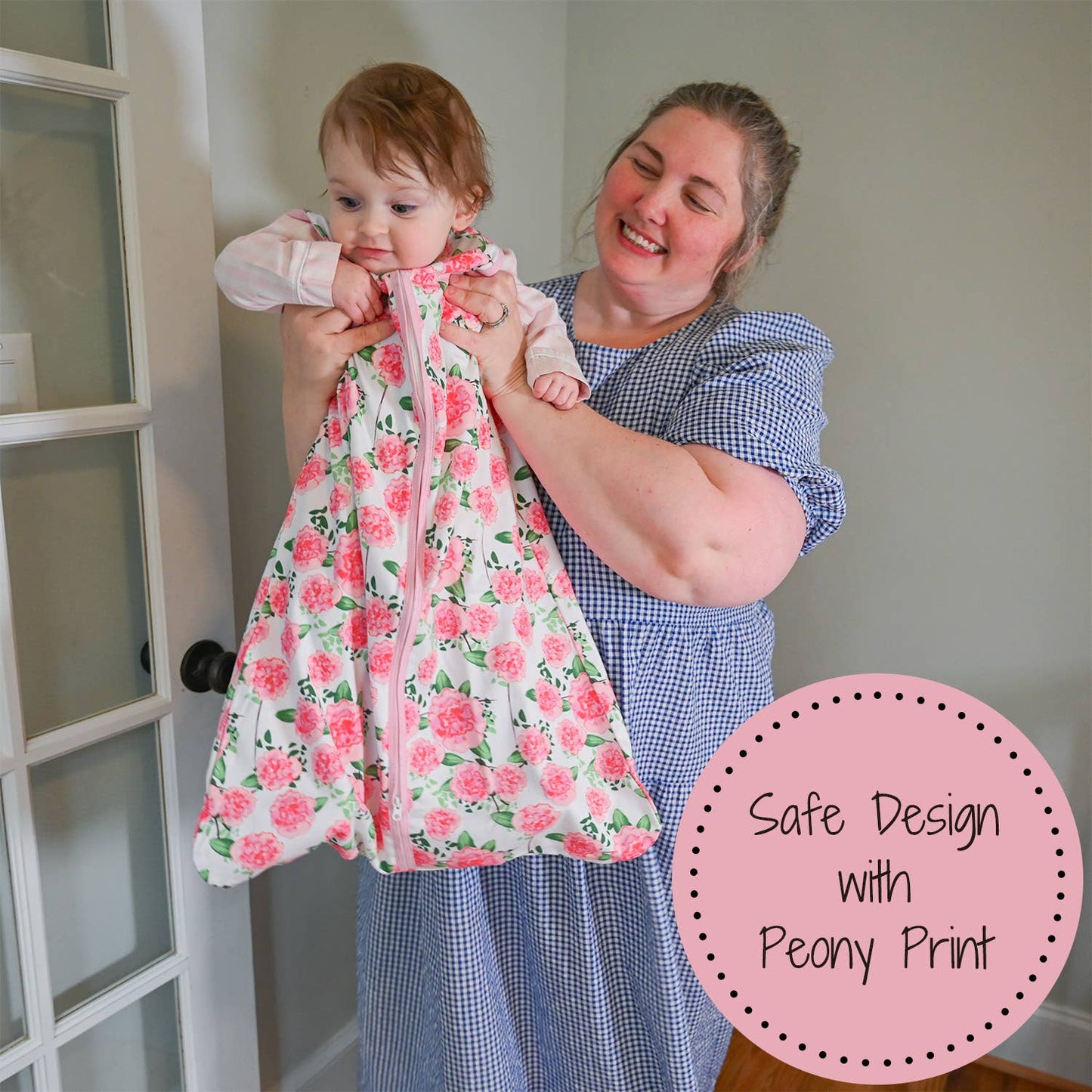 Live Life in Full Bloom Baby Sleep Sack, 100% Organic Cotton