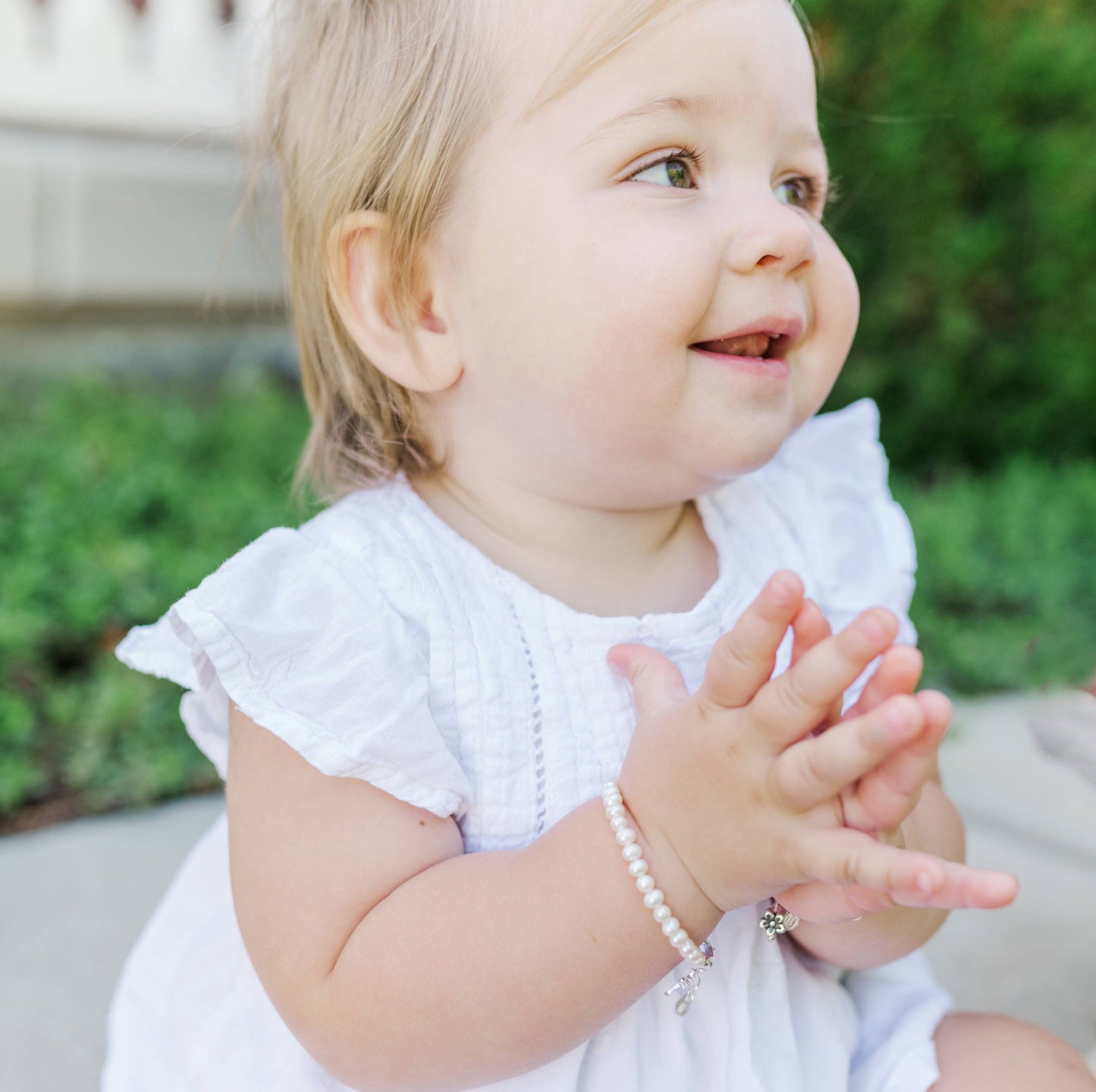 Sterling Silver Girls First Communion Gift Cross Bracelet