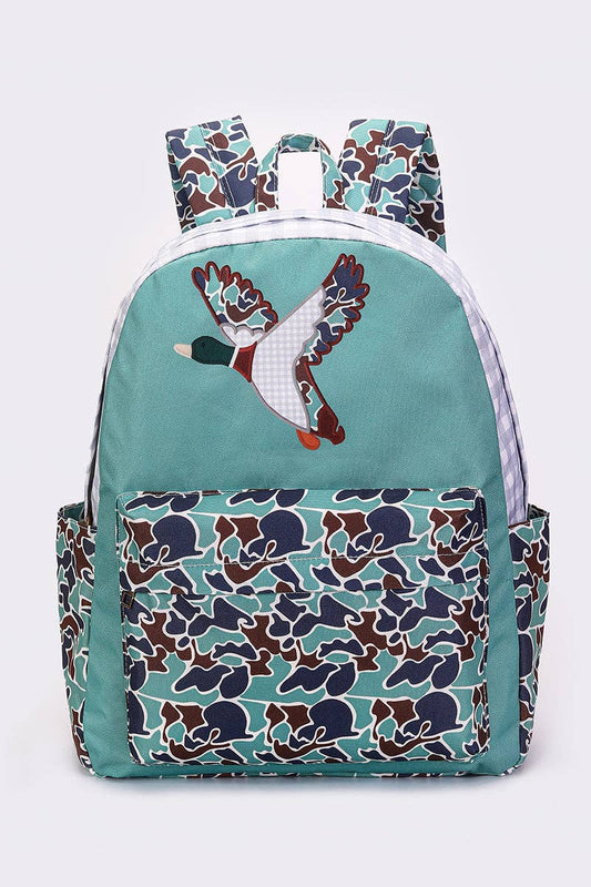 Boys Camouflage Duck Hunting Canvas Backpack