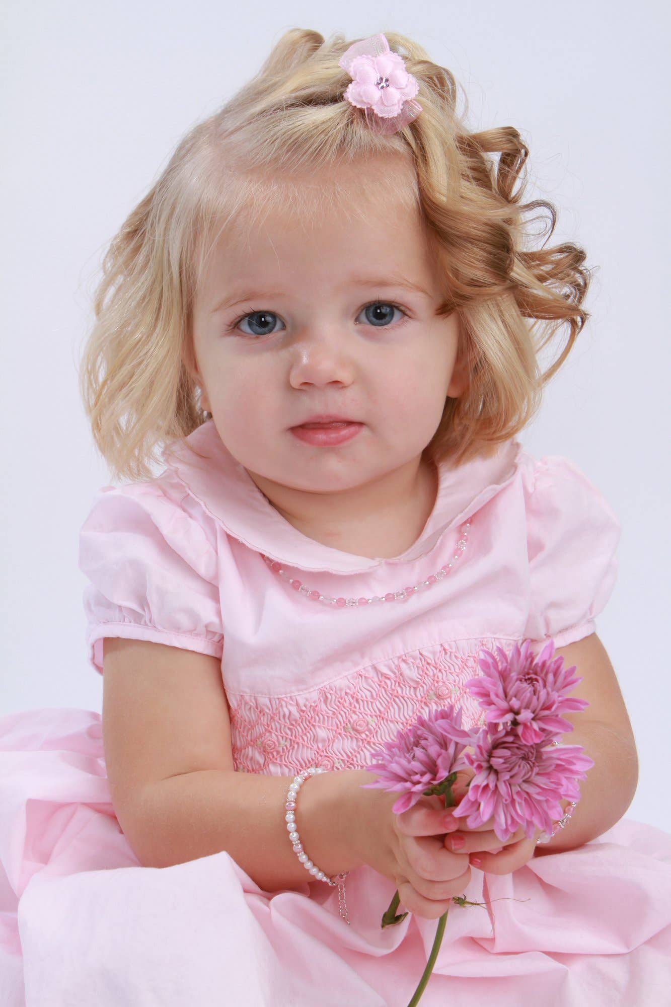 Girls Sterling Silver Pearl Baby Bracelet or Kids Jewelry