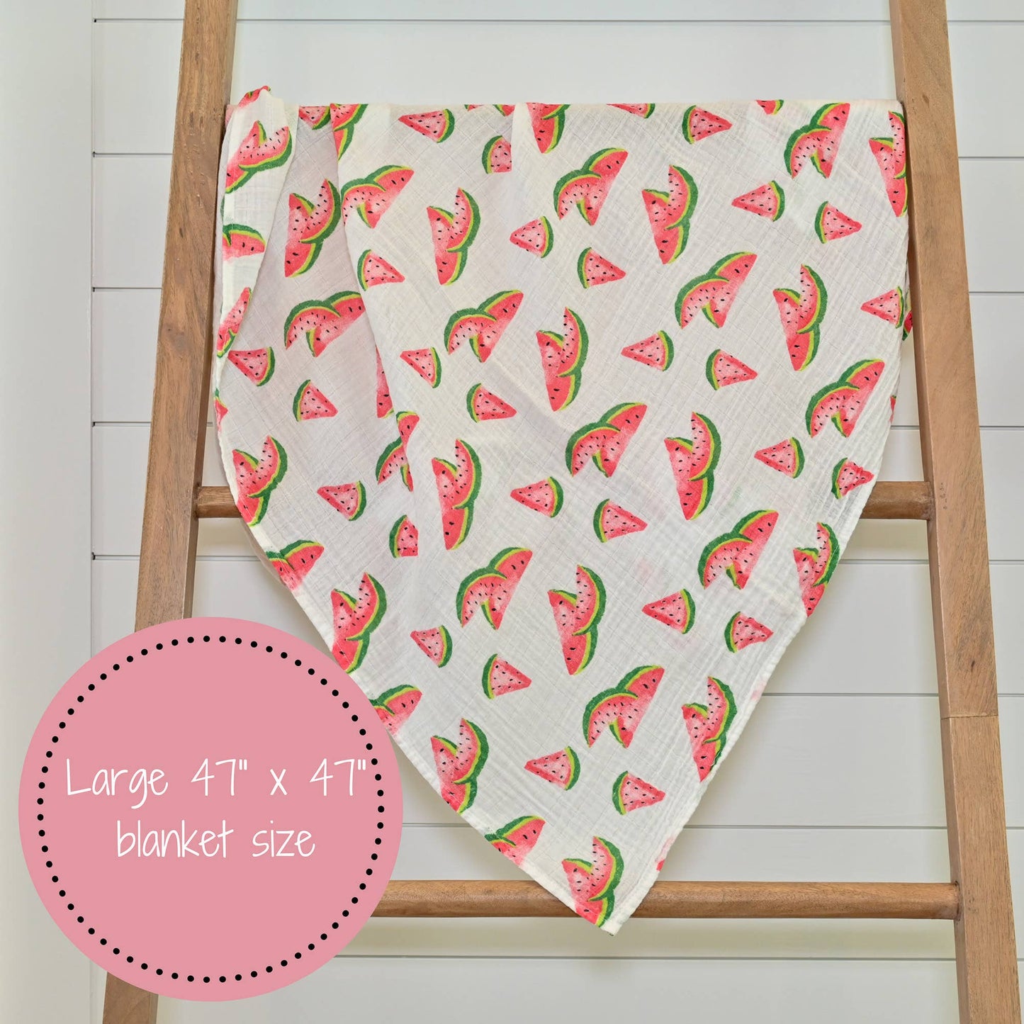 One In A Melon Baby Swaddle Blanket