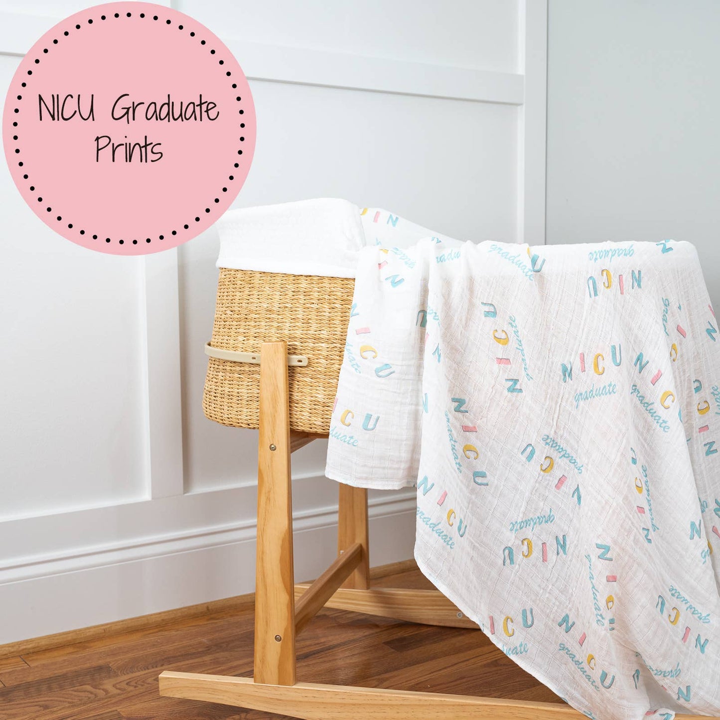 NICU Graduate Baby Swaddle Blanket